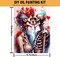Paint by Numbers Kit for Adults – Sugar Skull DIY Acrylic Painting Set on Canvas, Beginner-Friendly Paint-by-Number Art for Relaxation & Home Decor, 16x20 Inch (No Frame)